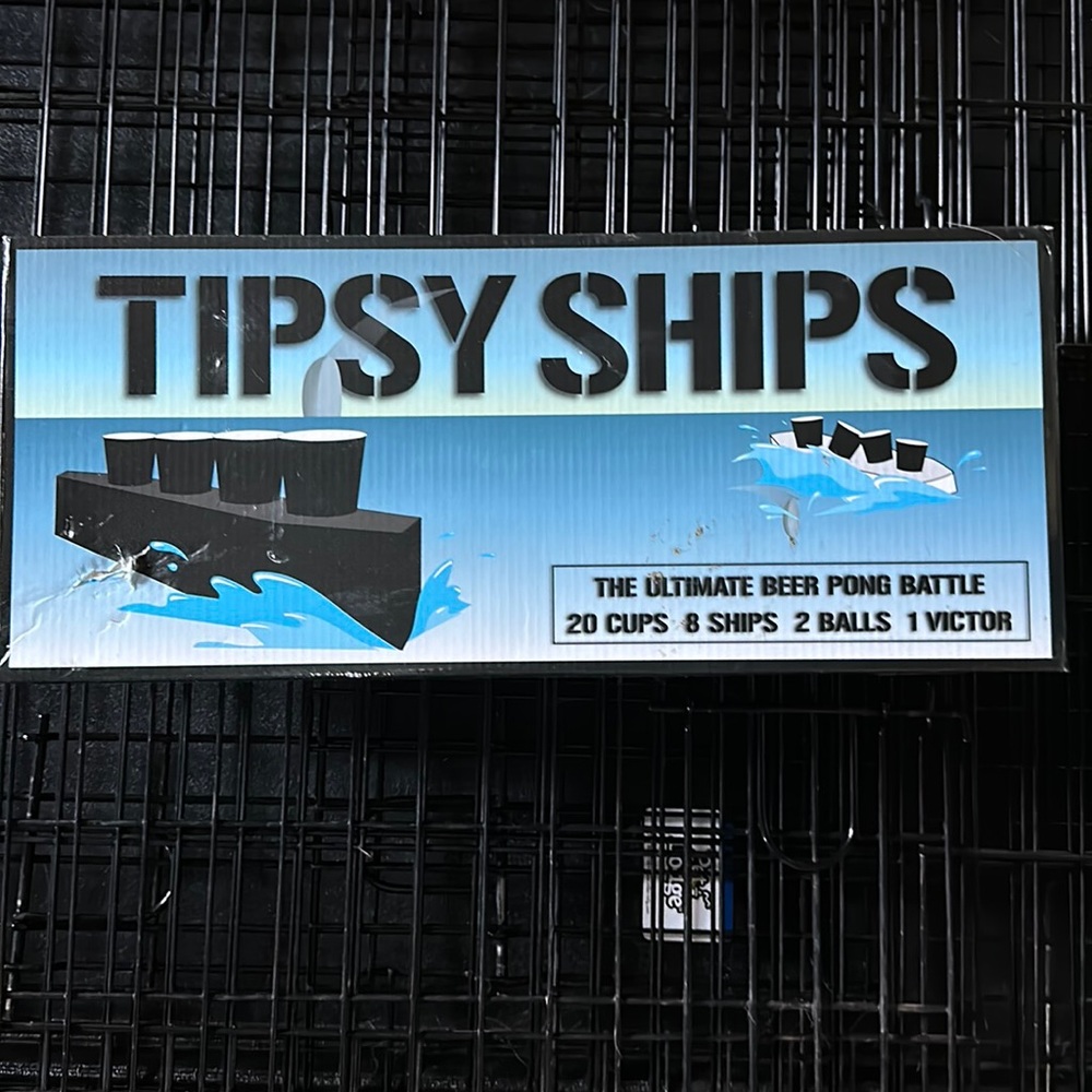 Beer pong battle ship